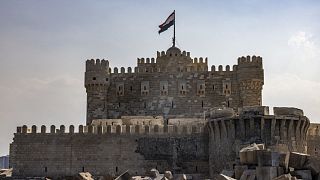 قلعه قایتبای در اسکندریه در مصر اکتبر ۲۰۲۲