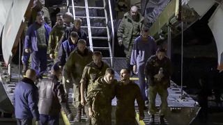 Российские военнослужащие, освобожденные в ходе обмена в сентябре. Архив