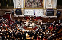 Intérieur de l'Assemblée nationale à Paris - le 19/10/2022