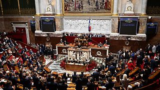 Intérieur de l'Assemblée nationale à Paris - le 19/10/2022