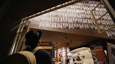  Freedom riders portraits at the Mississippi Civil Rights Museum.