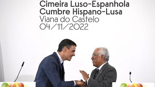 Sánchez y Costa en la 33 cumbre bilateral entre España y Portugal. 