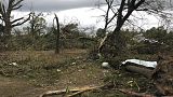 Последствия прохождения торнадо в Техасе