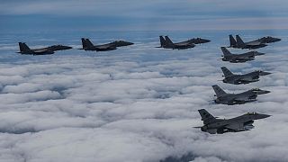 رزمایش هوایی مشترک آمریکا و کره جنوبی