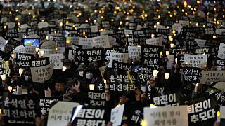 Veillée aux chandelles, Séoul, Corée du Sud, le 5 novembre 2022