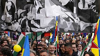 Manifestation pour la paix en Ukraine, à Rome, Italie, le 5 novembre 2022