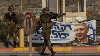 جندي إسرائيلي في نابلس بالضفة الغربية المحتلة