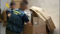 Наркотики, изъятые в результате операции испанской полиции