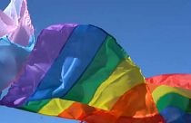 Die Regenbogenfahne, Zeichen der LGBTQ+ Bewegung