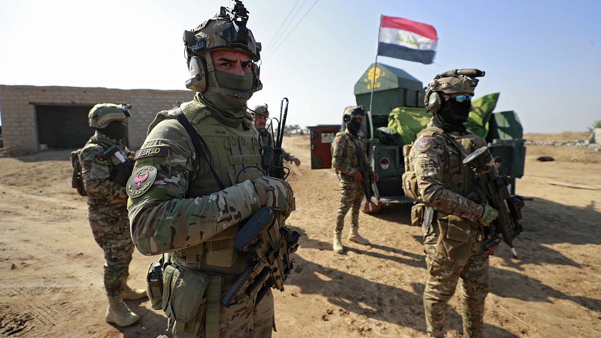 جنود عراقيون من فرقة التدخل السريع في محافظة ديالى