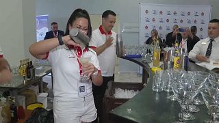 Cuba celebra el Campeonato Mundial de Coctelería en la ciudad de Varadero.