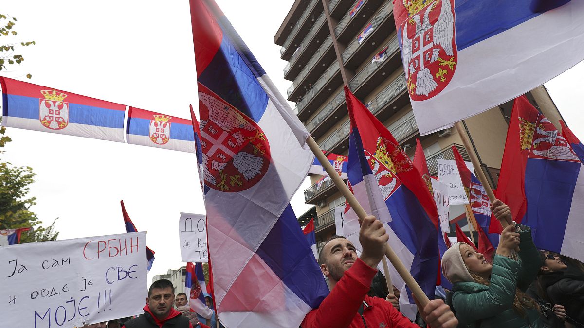 Διαδηλώσεις Σέρβων στο Κόσοβο