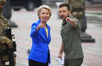 Ursula von der Leyen had promised €9 billion in financial assistance to Ukraine, but not all the money has been released.