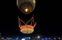 Le festival annuel des lumières de Tazaungdaing, en Birmanie