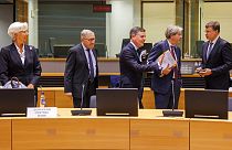 Reunión de los ministros de Economía y Finanzas de la zona euro