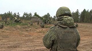 Orosz katonák Belaruszban 