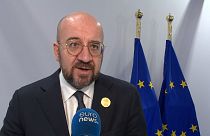 Charles Michel in Sharm El-Sheikh, Egypt, for the COP27 cimate conference on November 8, 2022.