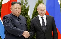 Kim Jong Un ve Vlademir Putin