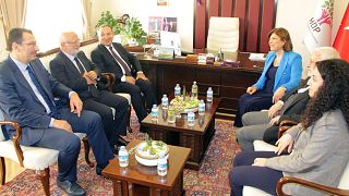 Adalet Bakanı Bekir Bozdağ başkanlığındaki heyet HDP'yi ziyaret etti