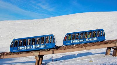 The railway shuttled skiers up the mountain for 17 years, until structural problems forced its closure in 2018. The railway shuttled skiers up the mountain for 17 years, until structural problems forced its closure in 2018.