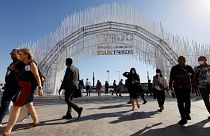 Participants attend the COP27 climate summit in Egypt's Red Sea resort of Sharm El Sheikh.