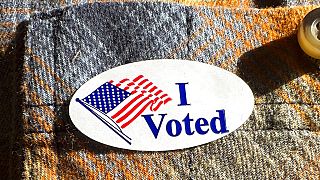 "Eu votei" lê-se em autocolante das eleições intercalares nos EUA