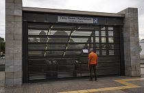 Κλειστός σταθμός μετρό στην Αθήνα