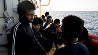 Ocean Viking gemisindeki göçmenler
