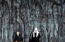 Der russische Präsident Wladimir Putin und der orthodoxe Patriarch Kirill