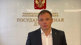 Der vom Kreml eingesetzte Vizeverwaltungschef der ukrainischen Region Cherson, Kirill Stremoussow