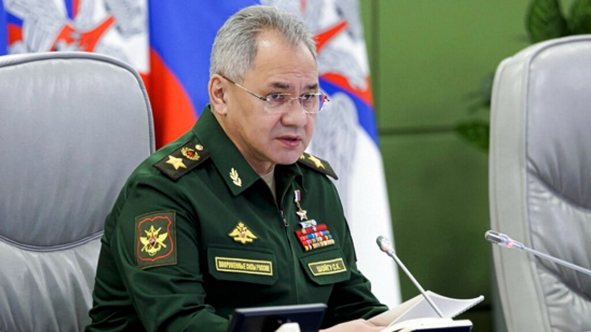 Le ministre russe de la Défense Sergueï Choïgou, le 1er novembre 2022, Moscou.