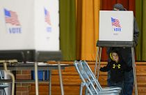 Wahllokal in Sabillasville im US-Bundesstaat Maryland