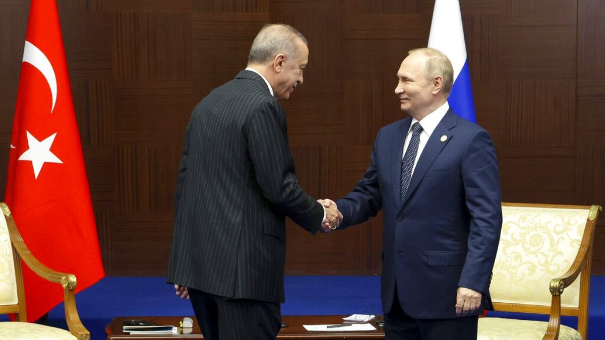 Ρετζέπ Ταγίπ Ερντογάν και Βλαντιμίρ Πούτιν