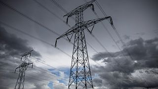 FILE - High voltage lines near the Cattenom Nuclear Power Plant in Cattenom, eastern France, Thursday, Sept. 8, 2022.