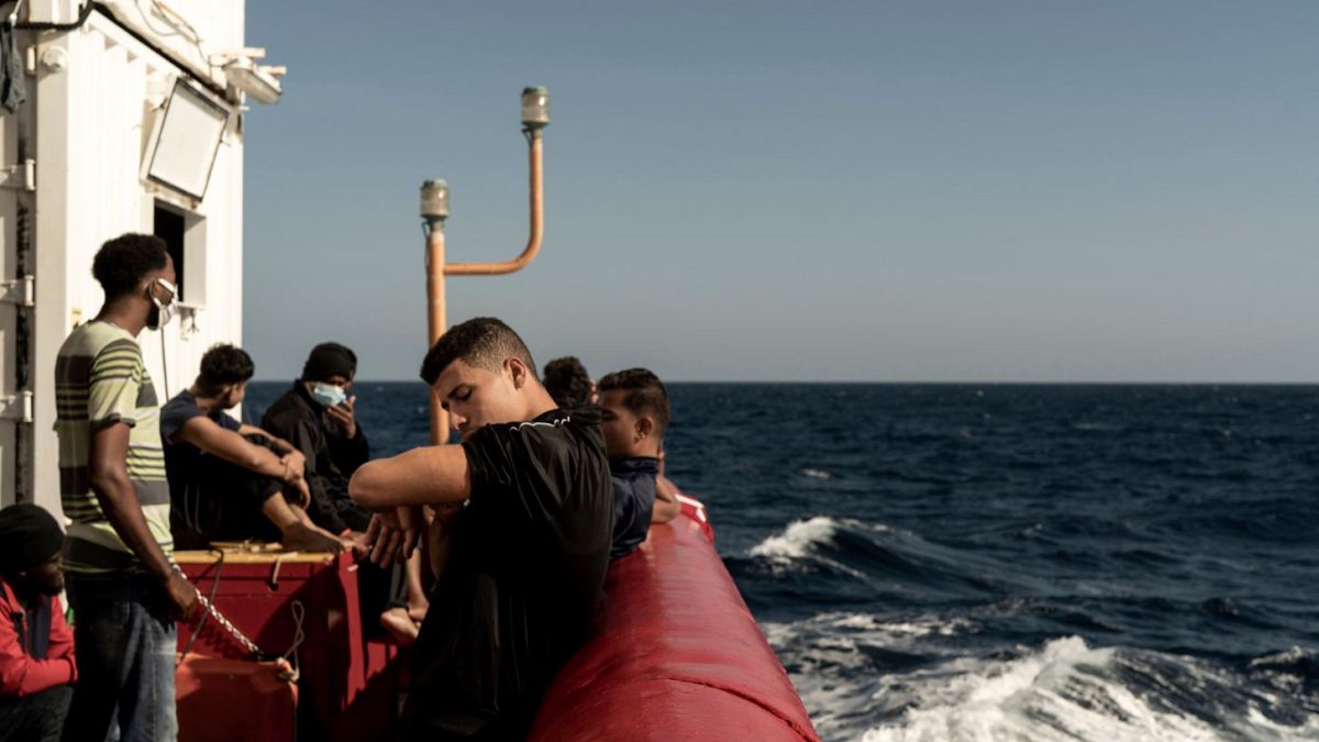 Around 230 migrants have been on board the Ocean Viking for nearly three weeks.