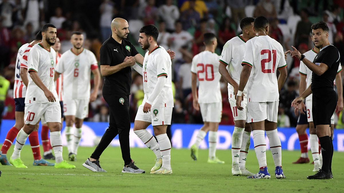 مباراة ودية بين المغرب وبارغواي 27 سبتمبر 2022.