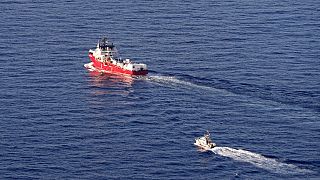 La Ocean Viking nel Mar Mediterraneo il 10 Novembre