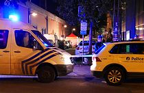 Périmètre de sécurité à Bruxelles, Belgique, le 10 novembre 2022