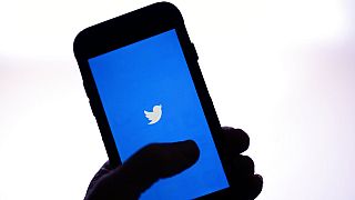The Twitter application is seen on a digital device Monday, April 25, 2022, in San Diego.
