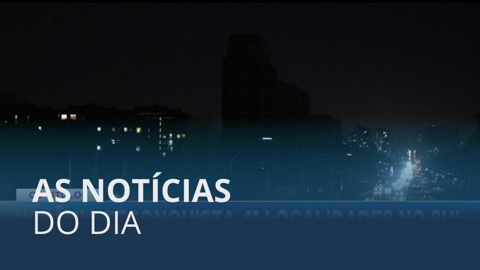 As notícias do dia | 11 Novembro 2022 - Tarde