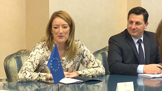 EU-Parlamentspräsidentin Roberta Metsola in Chișinău