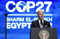 US-Präsident Joe Biden spricht bei der COP27