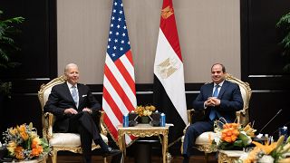 Biden meets with Egypt's El-Sissi on COP27 sideline