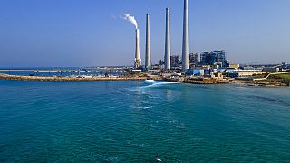 محطة كهرباء أوروت رابين على البحر الأبيض المتوسط بالقرب من الخضيرة، إسرائيل، يوم الأحد 6 نوفمبر 2022.