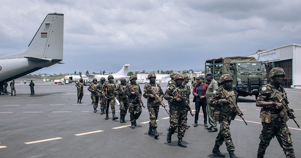 RDC les premiers soldats kényans sont arrivés à Goma Africanews
