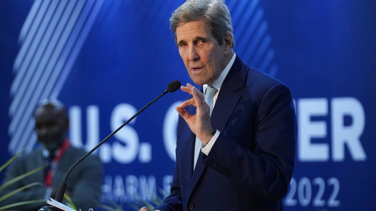 John Kerry alla COP27 a Sharm el-Sheikh