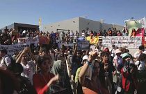 Manifestanti a Sharm el-Sheikh