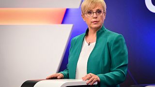 La abogada independiente Natasa Purc Musar, favorita en las elecciones presidenciales en Eslovenia.