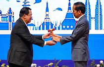 La cérémonie de clôture du sommet de l'ASEAN à Phnom Penh, au Cambodge, 13/11/2022