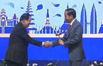 Az ASEAN-csúcstalálkozó záróünnepsége Kambodzsa fővárosában